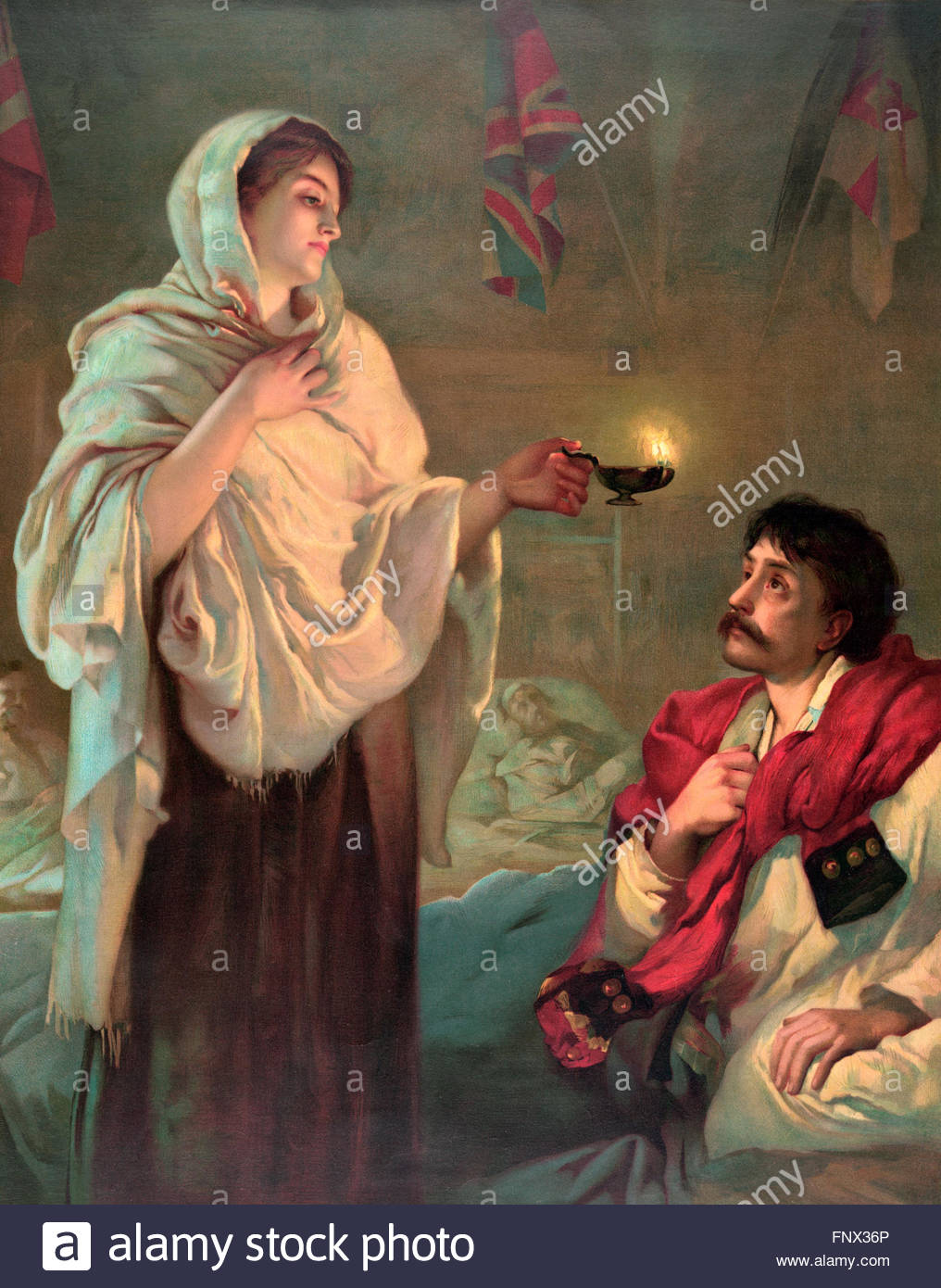 1016x1390 Florence Nightingale - Florence Nightingale Painting