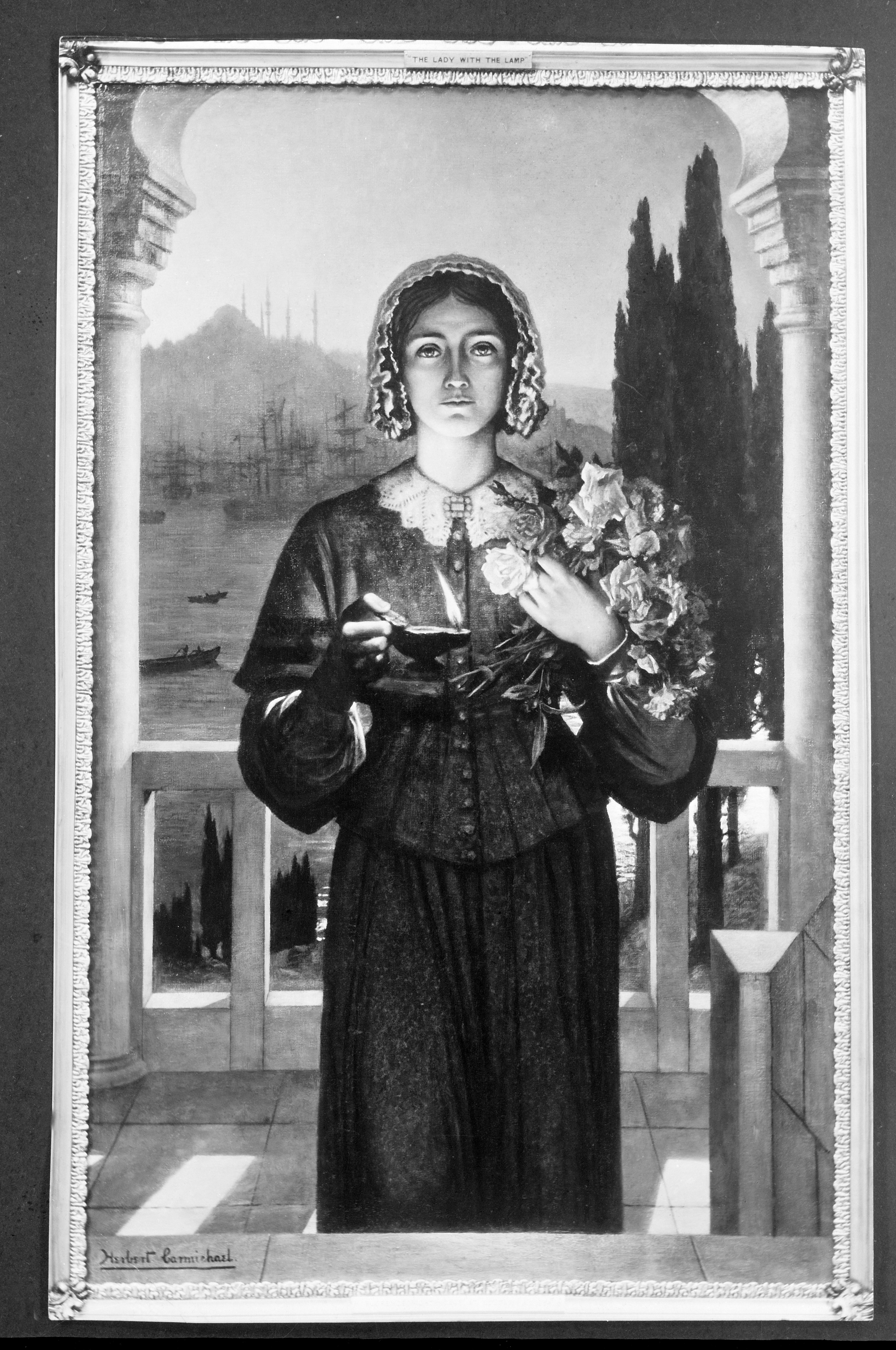 4342x6541 Fileflorence Nightingale. Photograph After A Painting By Herbert - Florence Nightingale Painting