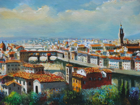 550x413 Italy Adventure Firenze - Florence Painting