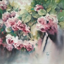 270x270 Flores By Elena Vela Tome, 2014 Painting Artsper (163324) - Flores Painting