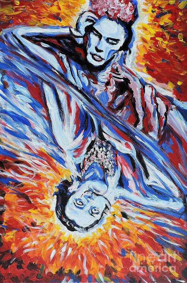 597x900 Parents Reflection Of Greatness Painting By Pedro Flores - Flores Painting