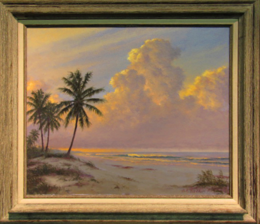 528x456 Paintings Of Florida Art By Florida Artists. - Florida Beach Painting