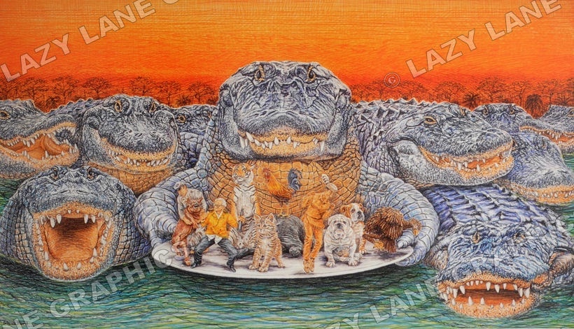 820x471 Florida Gators Sports Art Prints Paintings By Steve Ford - Florida Gators Painting