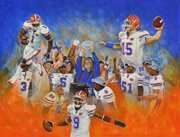 180x137 Sec Sports Fan Pictures And Wall Art - Florida Gators Painting