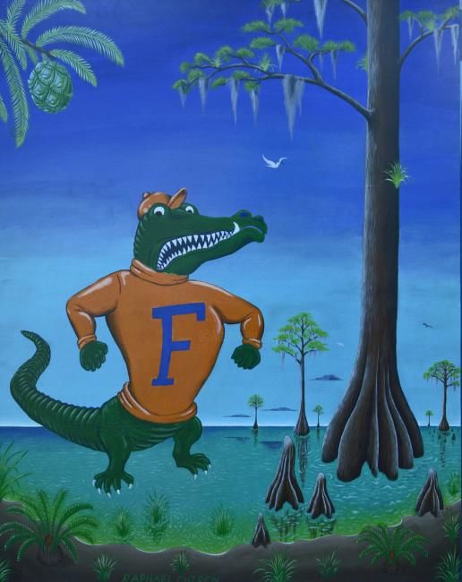 516x650 Florida Gator (Raphael Gottlieb) - Florida Gators Painting