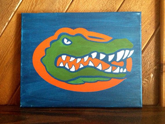 570x428 Florida Gator Wall Art 42 Best Crafts Canvas Images - Florida Gators Painting