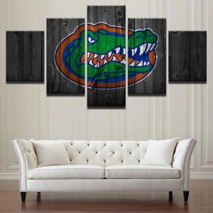 300x300 Florida Gators 5 Piece Modular Canvas Wall Art With Frame Ebay - Florida Gators Painting