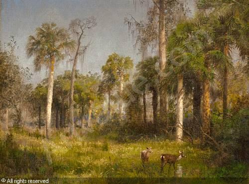 500x370 Florida Landscape Sold By Bonhams, New York, On Wednesday - Florida Landscape Painting