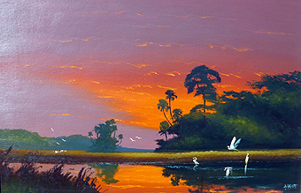 340x219 Exhibitions Lisa Stone Arts - Florida Landscape Painting