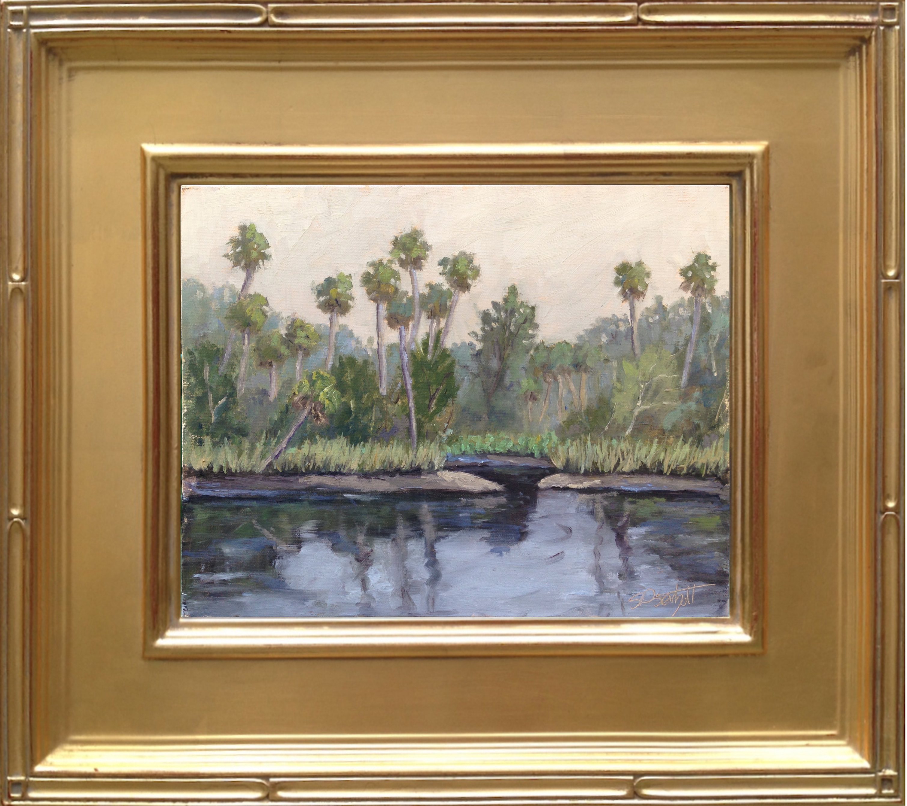 3019x2683 Park - Florida State Painting