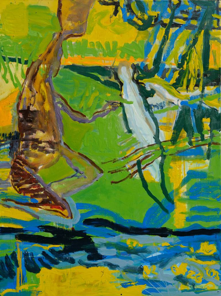 770x1031 Saatchi Art Ringing Cosmic Flour Painting By Adele Liepa Kaunaite - Flour Painting