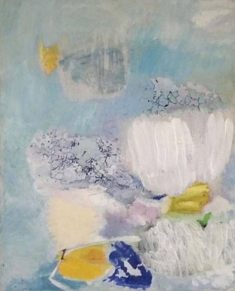 770x953 Saatchi Art Sea Life, Oil, Acrylic, And Flour Paint On Canvas, 25 - Flour Painting