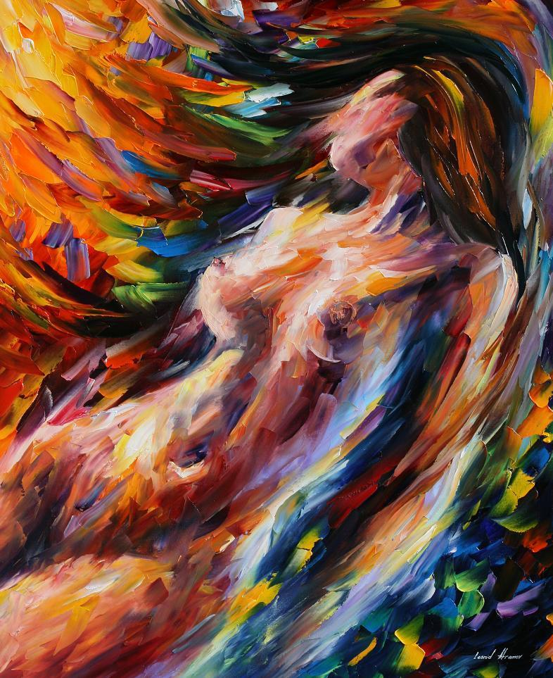 786x963 Flow Of Love Palette Knife Oil Painting On Canvas By Leonid Afremov - Flow Art Painting