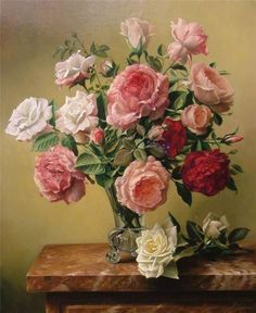 236x288 Photo - Flower Arrangement Painting