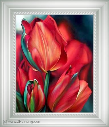 383x447 Flower Paintings Nature Portraits The Beauty Of Nature Art - Flower Art Painting