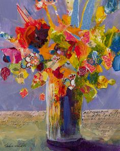 236x295 Peonies By Margaret Owen Floral Art Peony - Flower Bouquet Painting