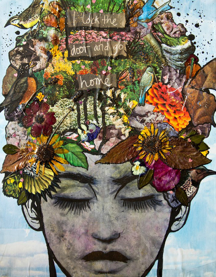 700x897 Saskatchewan Nac Artwork Flower Child 2 - Flower Child Painting