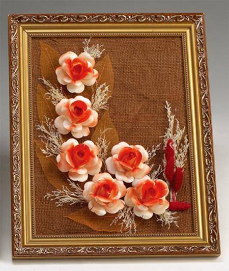 450x532 Dried Flowers Frame - Flower Frame Painting