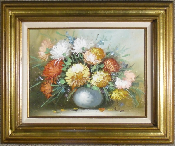 Flower Frame Painting at PaintingValley.com | Explore collection of ...