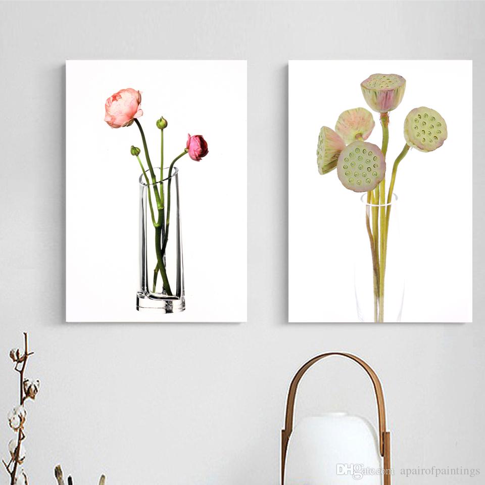 960x960 Online Cheap 2 Paintings Nordic Home Decoration Flowers Frame - Flower Frame Painting