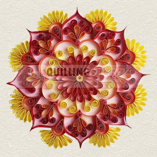 600x600 Wall Frameswall Artframed Wall Arthandmade Artquilling Art - Flower Frame Painting