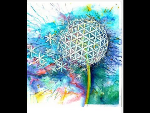 480x360 Sacred Geomerty Flower Of Life - Flower Of Life Painting