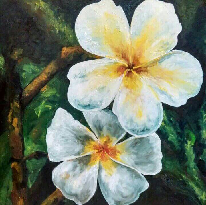 720x715 Flower Painting - Flower Painting