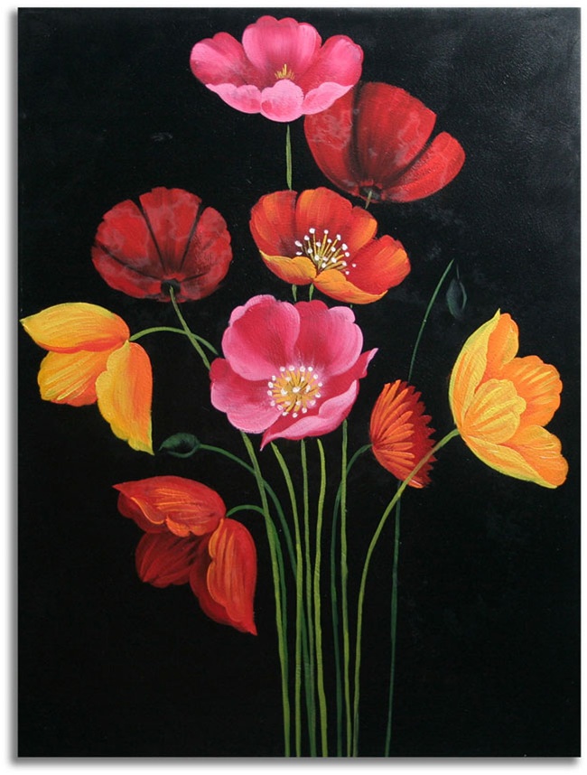 650x858 Spring Bouquet - Flower Painting