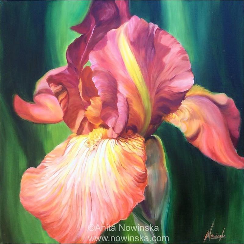 800x800 Amber Dreams - Flower Painting