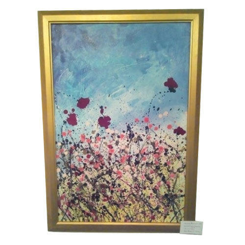 500x500 Attractive Flowers Painting - Flower Painting