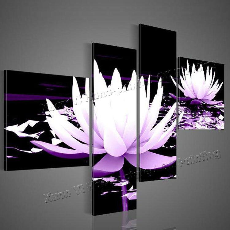 Flower Painting Black And White