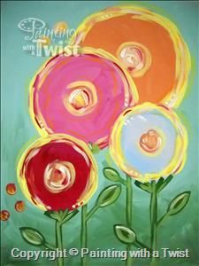 225x300 Spring Break Kids Camp! Join Us For Lollipop Flowers Wednesday - Flower Painting For Kids