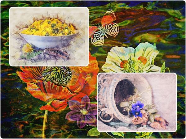 600x450 Flower Painting Gallery - Flower Painting Gallery