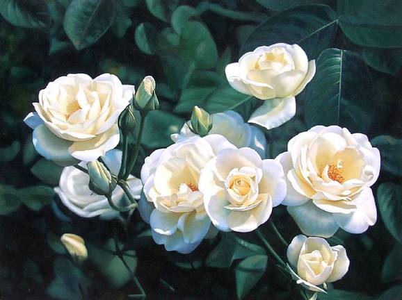 578x432 Realism Flower Painting Paintings - Flower Painting Gallery