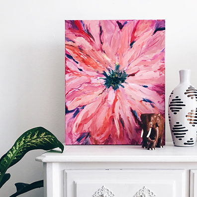 396x395 39 Beautiful Diy Canvas Painting Ideas For Your Home Shutterfly - Flower Painting Ideas