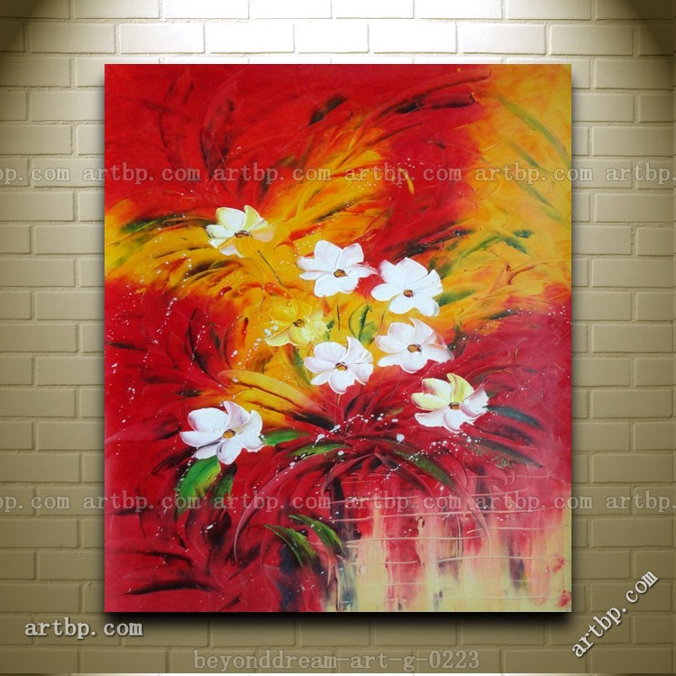750x750 The Best Time Of The Life Oil Painting Impressionism Flower Canvas - Flower Painting Ideas