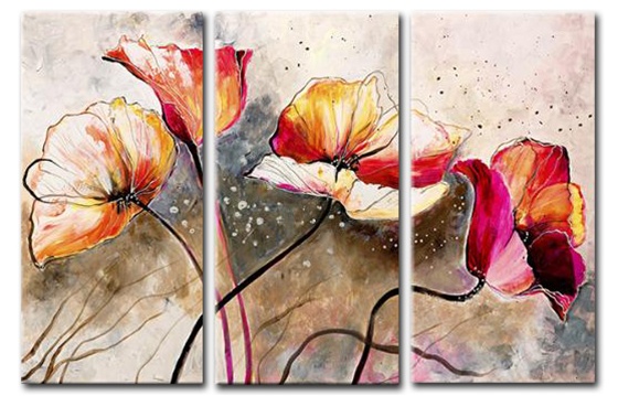 560x359 Flower Canvas Paintings Amp Floral Oil Paintings - Flower Painting On Canvas