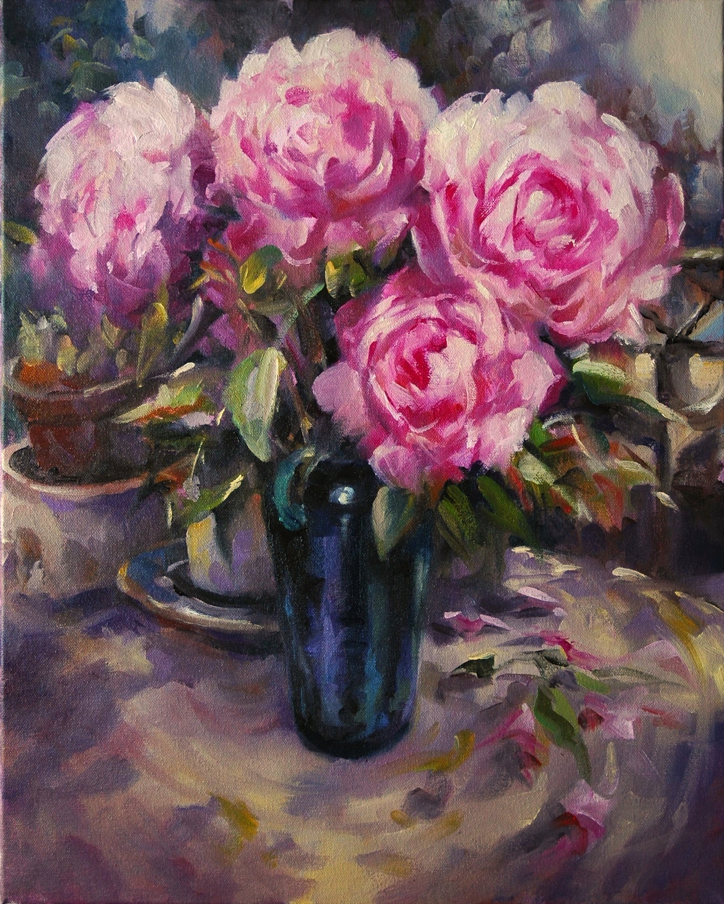 2345x2927 Flower Painting Trevor Waugh - Flower Painting Pics