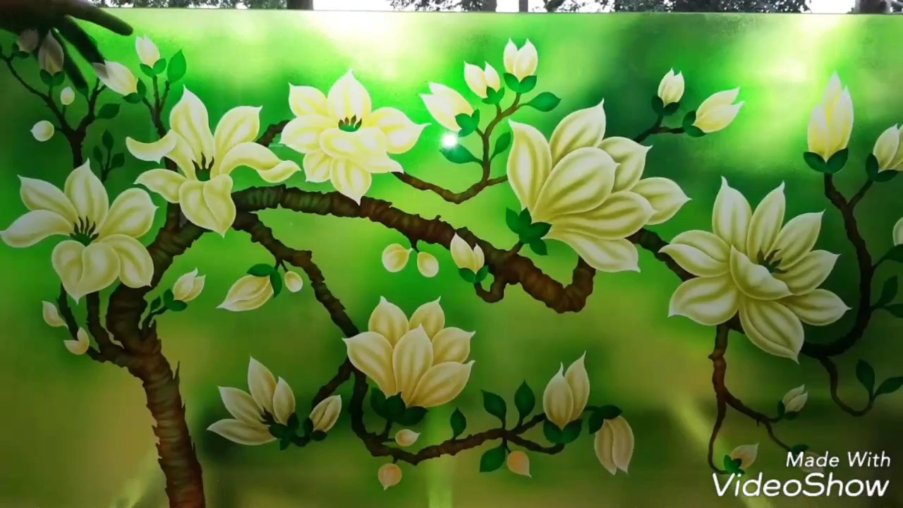 1280x720 Glass Painting Designs Flowers Designs - Flower Pattern Painting