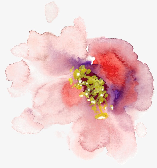 650x694 Gouache Painting Flowers Pattern, Romantic Watercolor Bouquet - Flower Pattern Painting