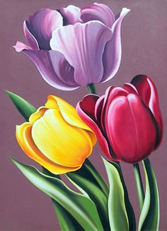236x327 757 Best Florals And Flower Illustration Images - Flower Picture Painting
