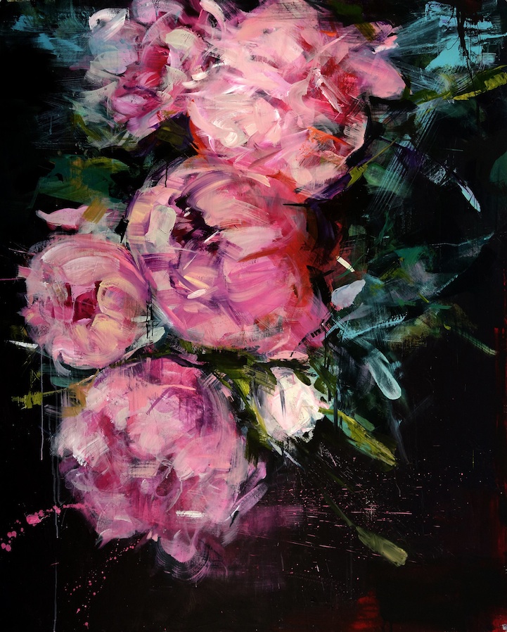 721x898 Gorgeous Palette Knife Paintings Of Flowers By Carmelo Blandino - Flower Picture Painting