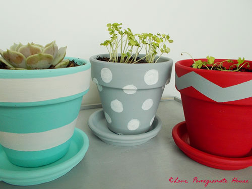 500x375 25 Design Ideas To Paint Terracotta Flower Pots - Flower Pot Painting