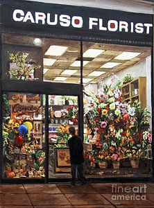 222x300 Storefront Painting - Flower Shop Painting