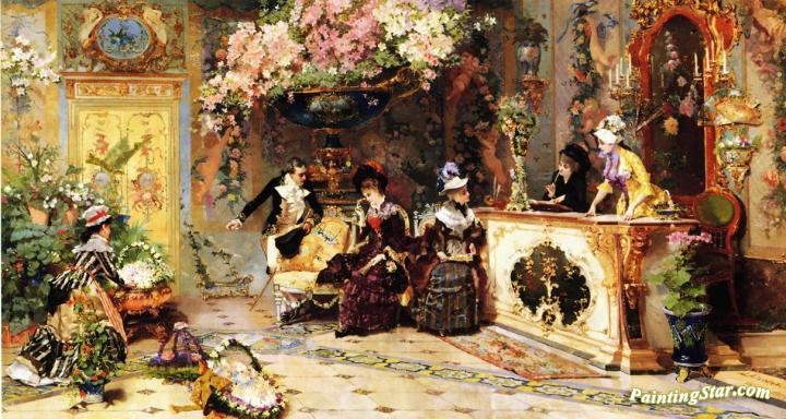 720x384 The Flower Shop Artwork By Luis Alvarez Catala Oil Painting Amp Art - Flower Shop Painting