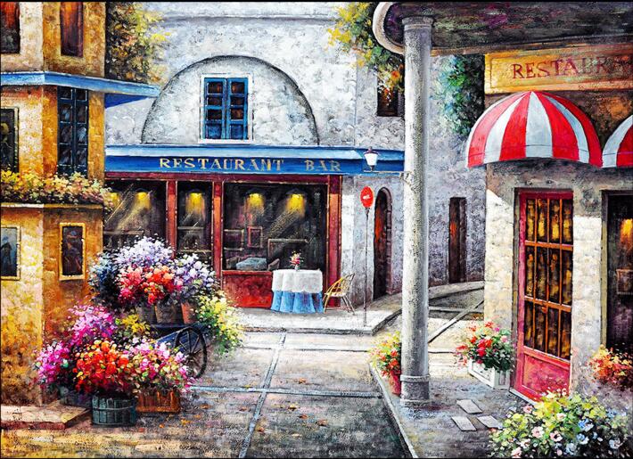 Flower Shop Painting at PaintingValley.com | Explore collection of ...