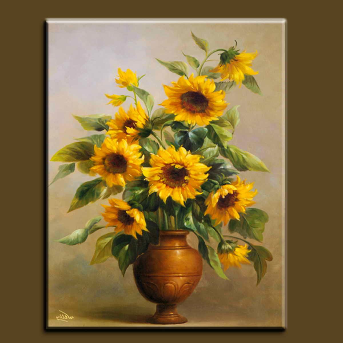 1200x1200 Flowers Vase Painting - Flower Vase Painting Images