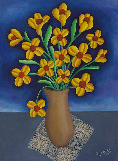 Flower Vase Painting Images At Paintingvalley Com Explore