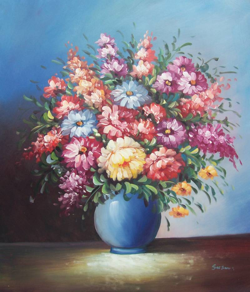 Flower Vase Painting Images At Paintingvalley Com Explore