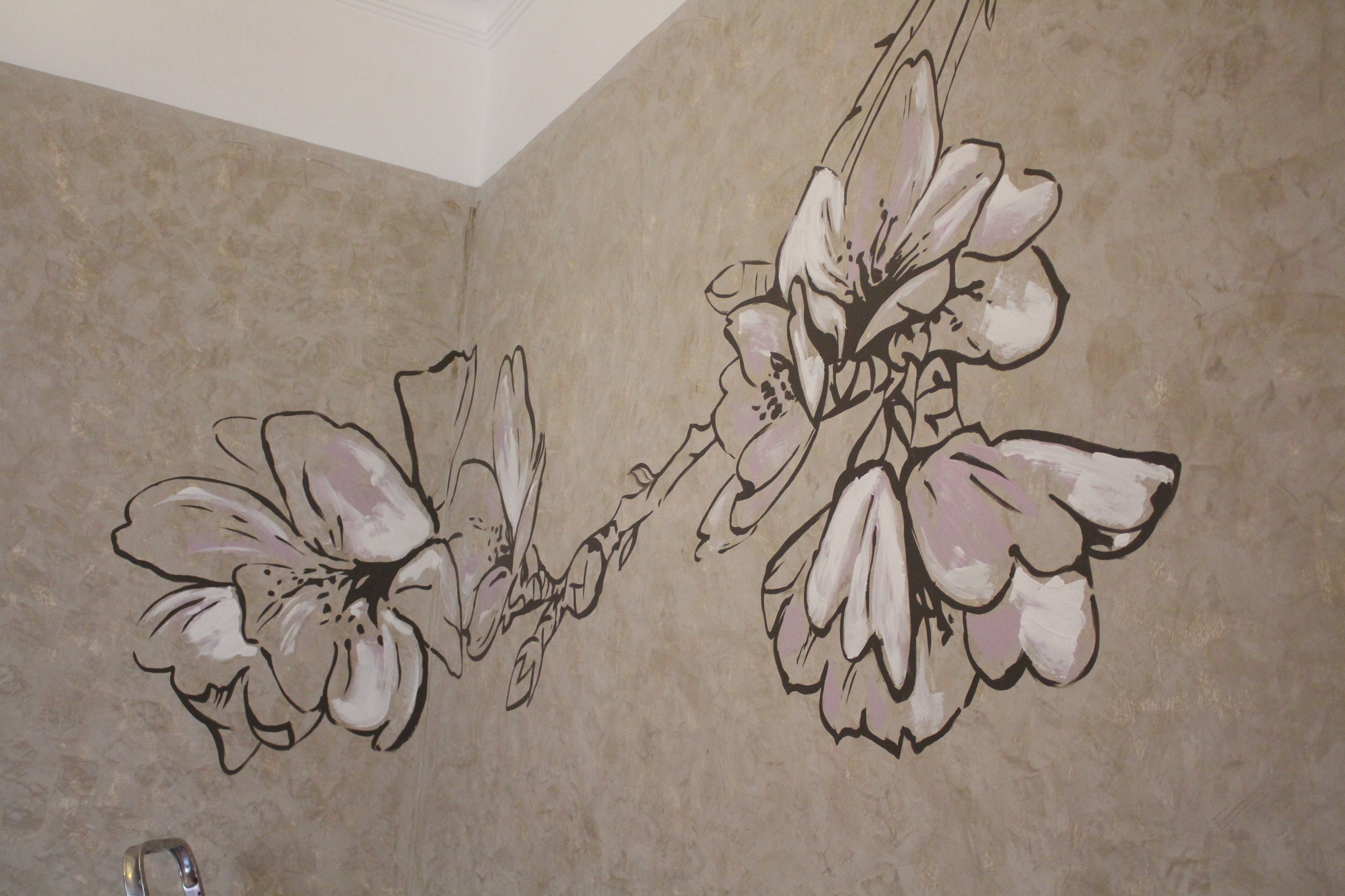 3456x2304 Almond Flower Wall Painting Anabeltra - Flower Wall Painting
